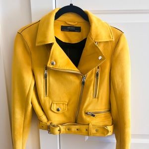 Zara suede jacket fall 2017