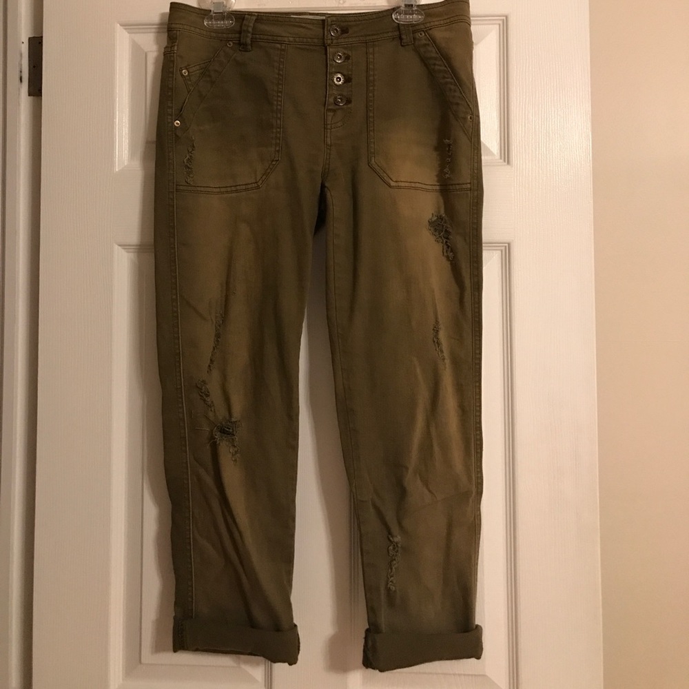 Free people cropped jeans