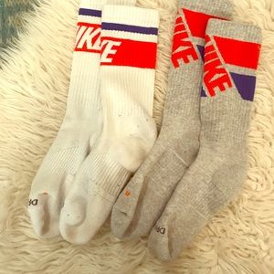 Nike vintage style socks