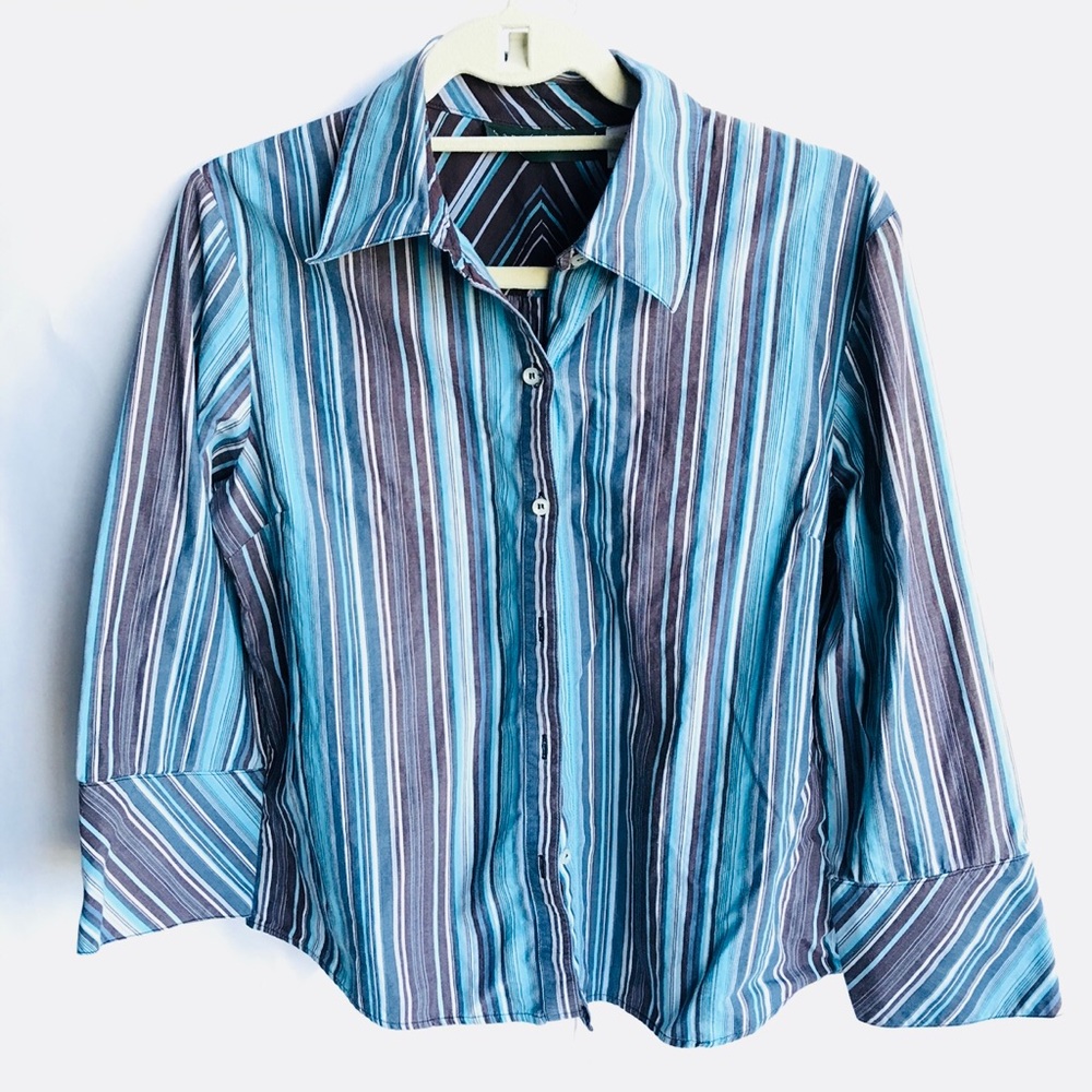 Harve Benard long sleeve blouse