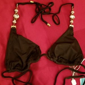 Beach Bunny ** Ticket To Paradise** triangle top.