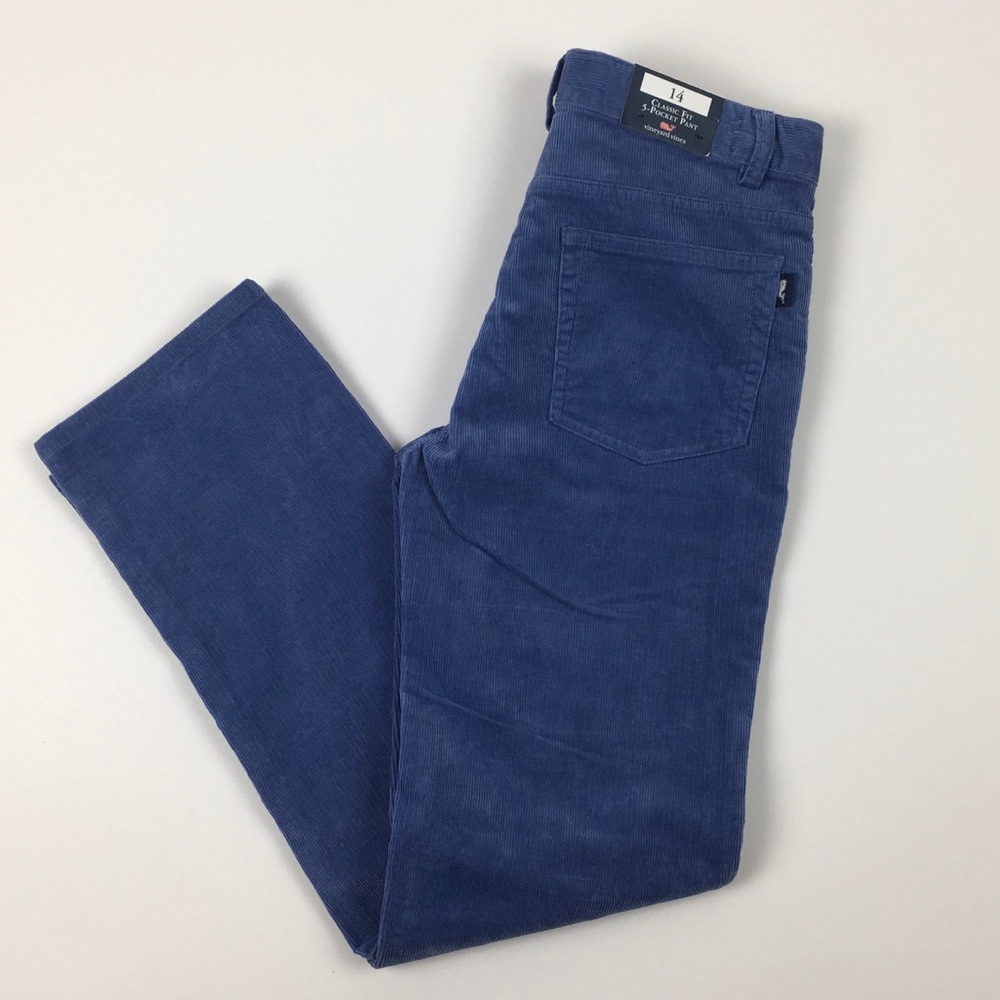 Vineyard Vines Girls Classic Fit Corduroy Pants 14