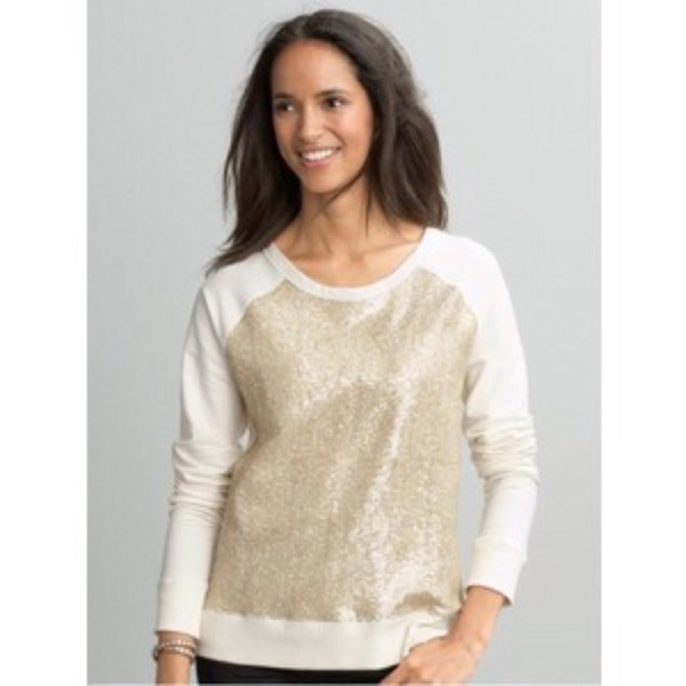 Banana Republic Sequin Sweatshirt sweater