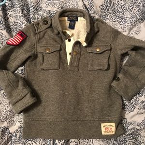 Boys Polo Ralph Lauren half button sweater