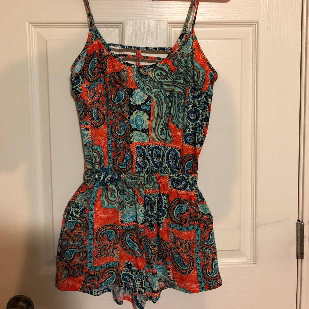 SUPER SOFT PAISLEY ROMPER