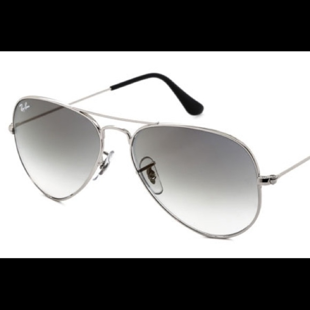 Ray Ban Aviator Sunglasses in White