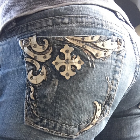 ISO Miss Me jeans in a size 29 & just like these!! - Picture 2 of 3
