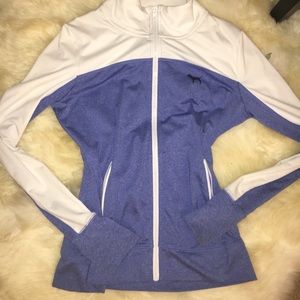 Blue/white VS PINK zip up