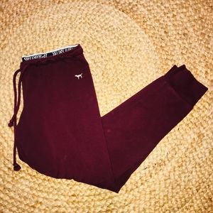 VS Pink cuffed Sweatpants