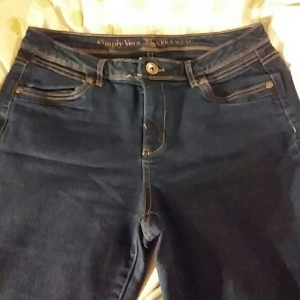 Dark blue wash Vera Wang jeans