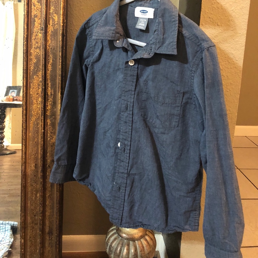 Chambray children’s shirt