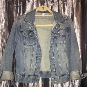Cropped Denim Jacket