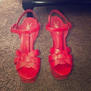 Fire Red Gold YSL Yves Saint Laurent Tributes