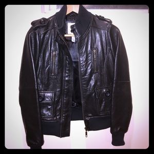 Leather jacket