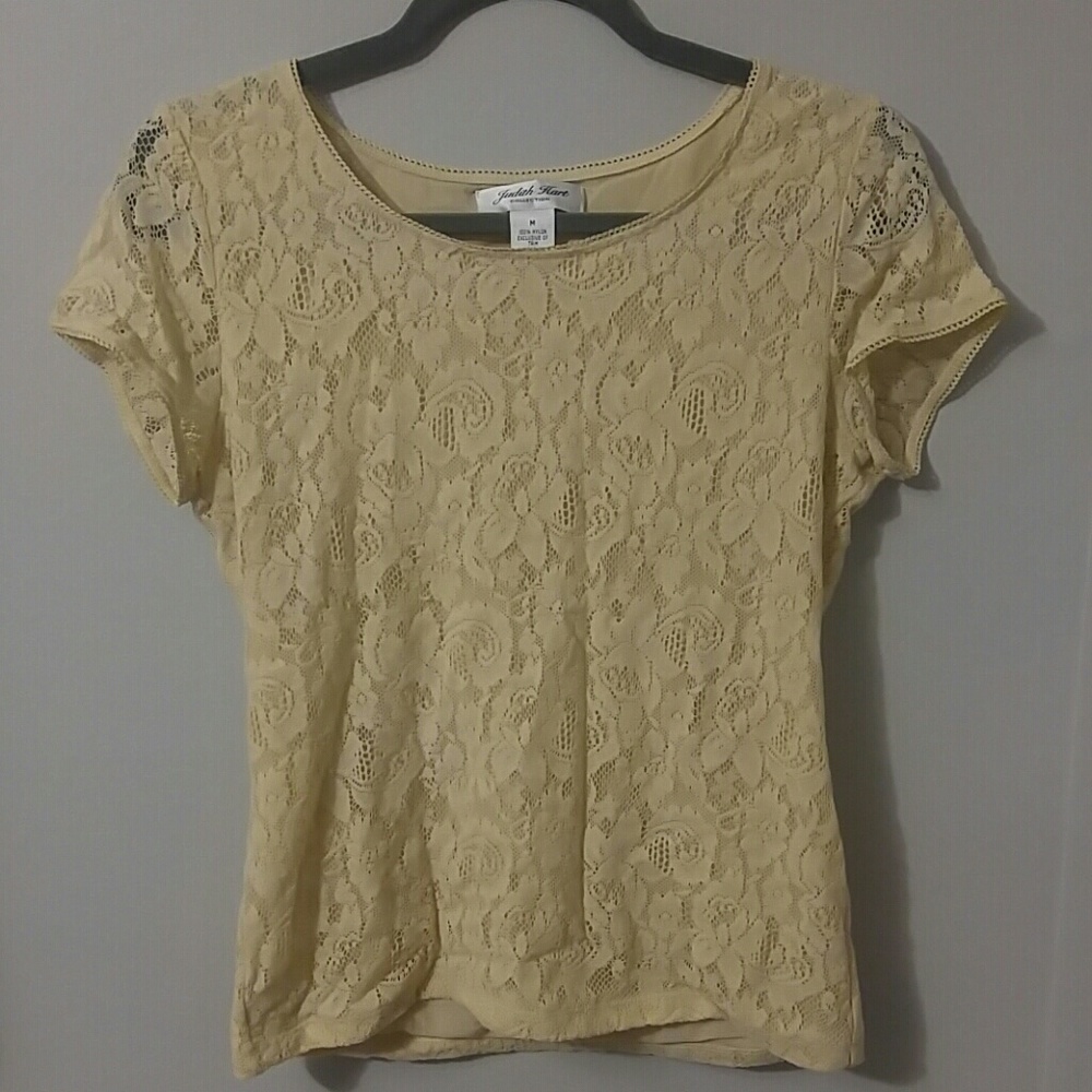 Judith heart lace top