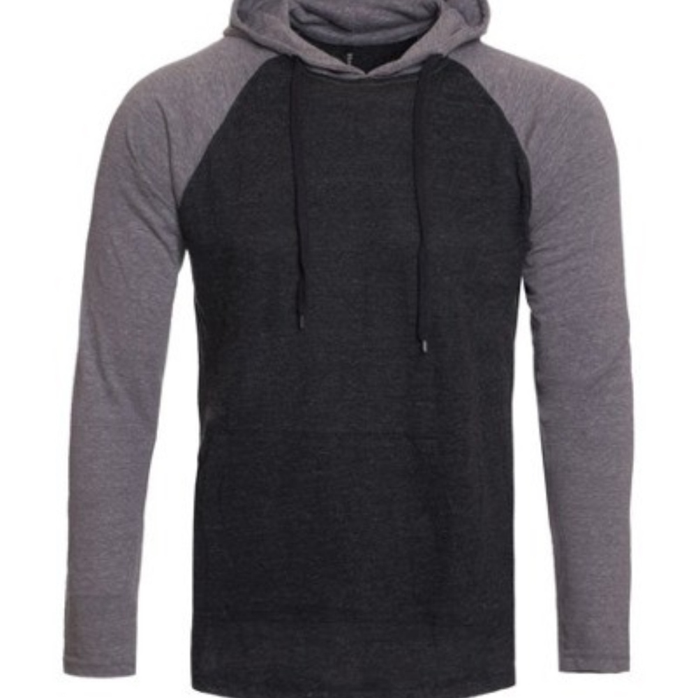 Hawk's Bay Charcoal Grey Long Sleeve Hoodie