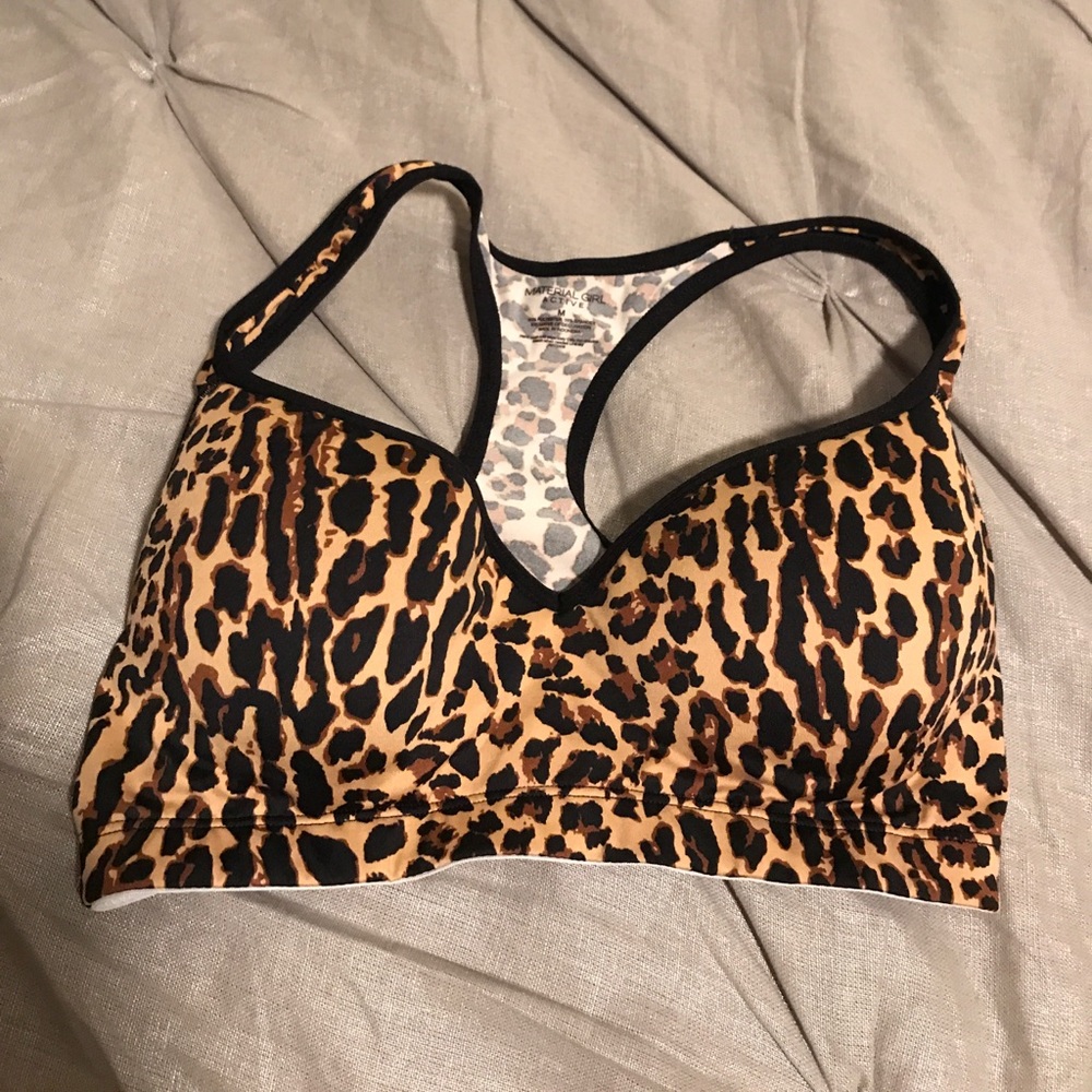 Cheetah sports bra