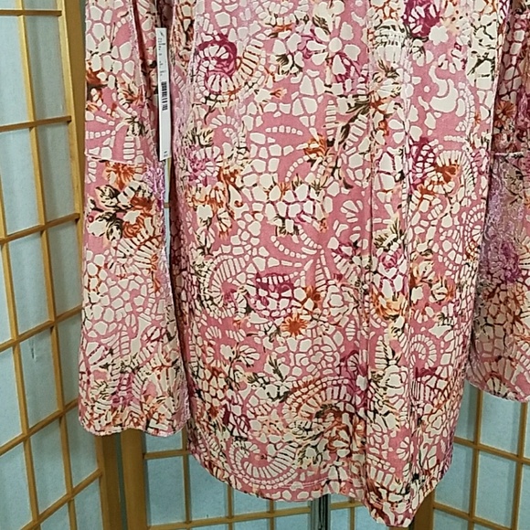 Alex Marie blush pink and wine velvet tunic (NWT) - Picture 5 of 8