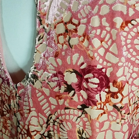 Alex Marie blush pink and wine velvet tunic (NWT) - Picture 6 of 8