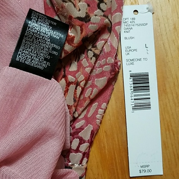 Alex Marie blush pink and wine velvet tunic (NWT) - Picture 8 of 8