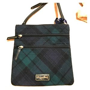 Plaid shoulder bag