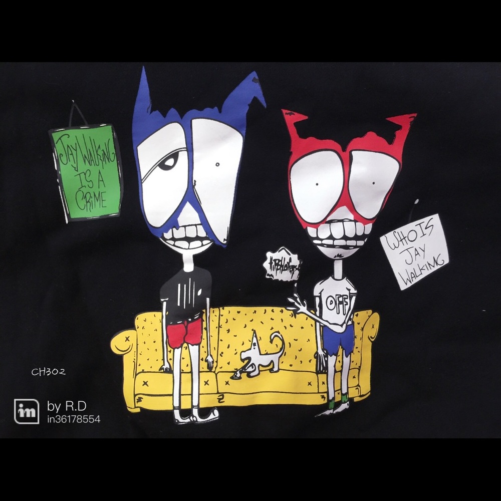 Chrome hearts cartoon hoodie $350 XL