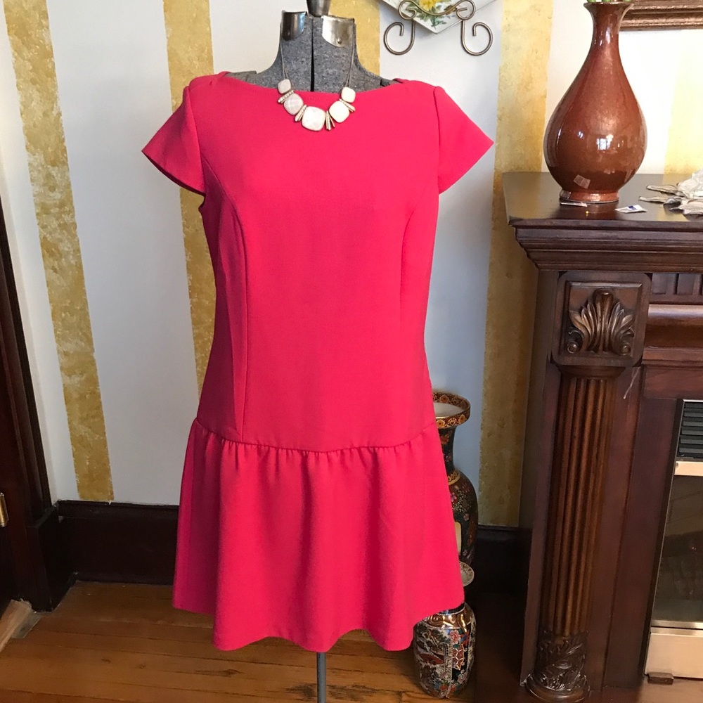 Ann Taylor Loft magenta dress size 8