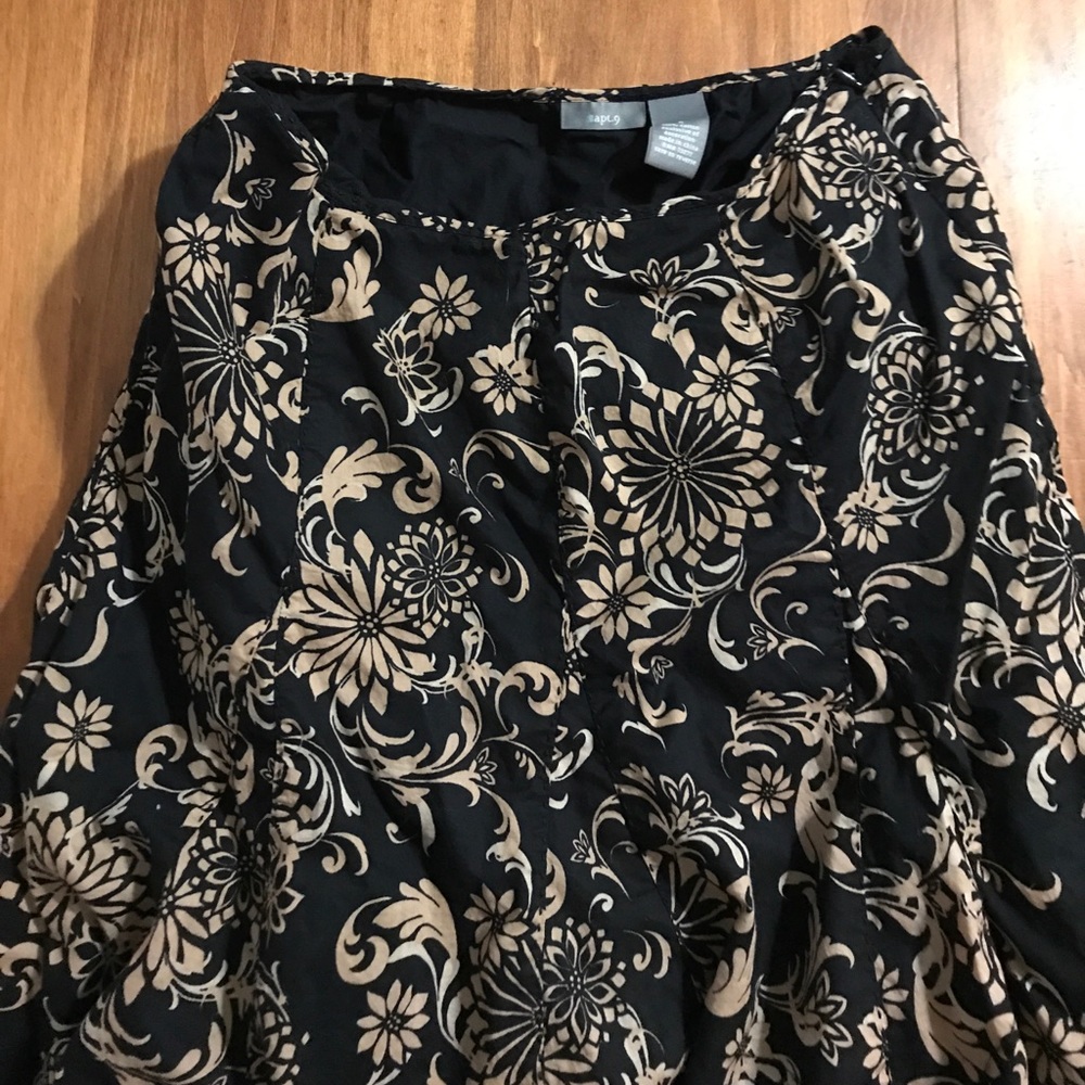 Black and Tan Skirt by APT 9