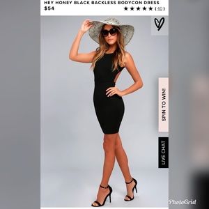 Lulus Medium Black Bodycon Dress