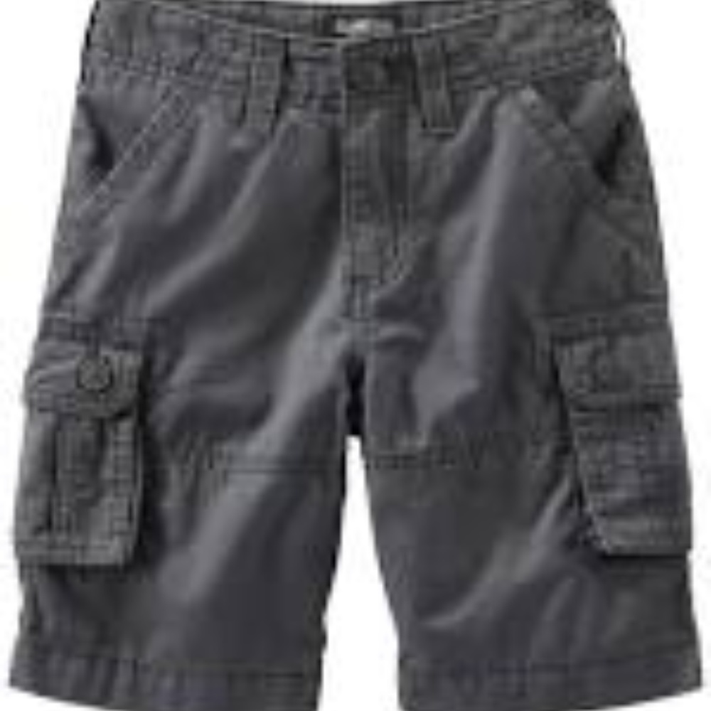 infant grey cargo shorts