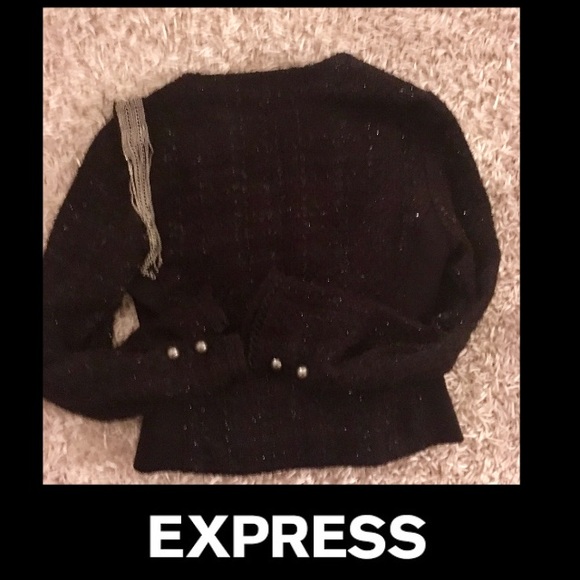 🦋Express•Embroidered Tweed Metallic Blazer - Picture 5 of 8