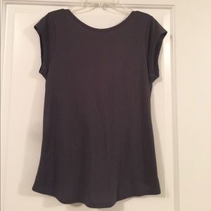 NWOT RVCA Label Cowl Back T-Shirt