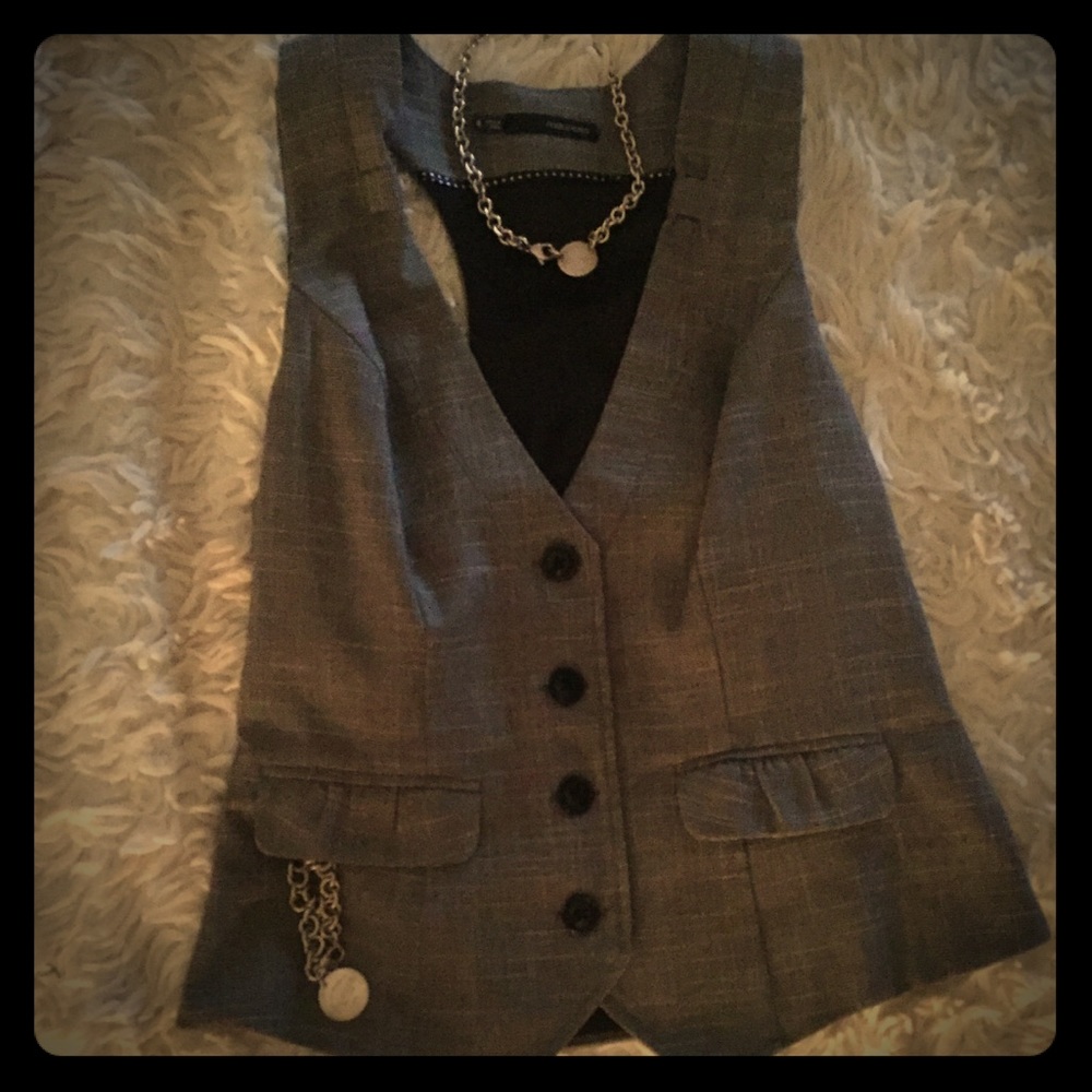 Black & White Vest