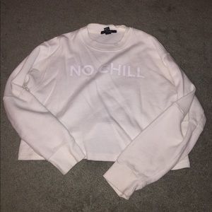 Long sleeve crop top