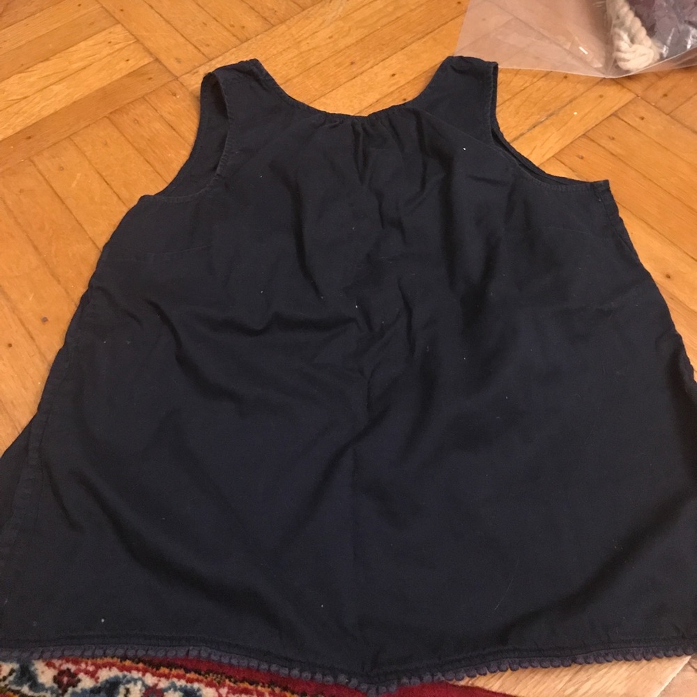 J Crew Cotton Tank top W Open Back