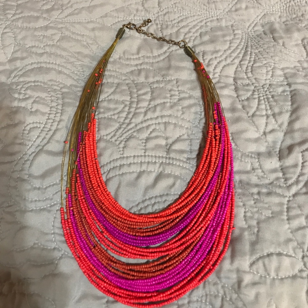Multi Strand Necklace and Earrings