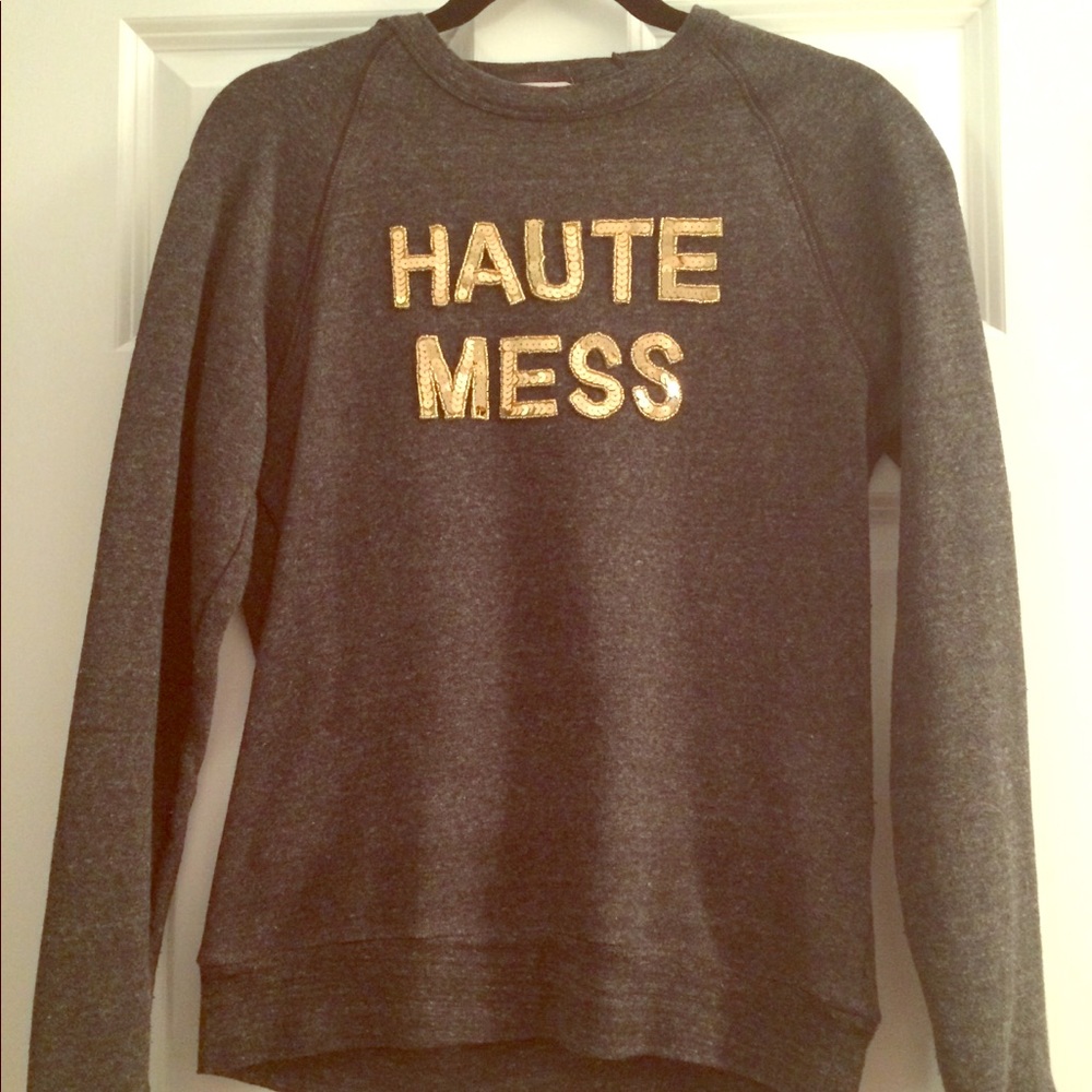 Bow and Drape Haute Mess Sweatshirt