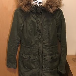 Abercrombie and Fitch Green Coat - XS or S