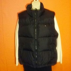tommy hilfiger black vest