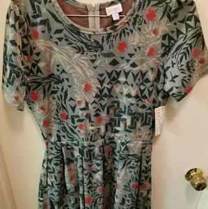 LuLaRoe XL Jacquard Amelia NWT