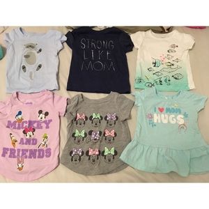 Baby Girl t shirt bundle