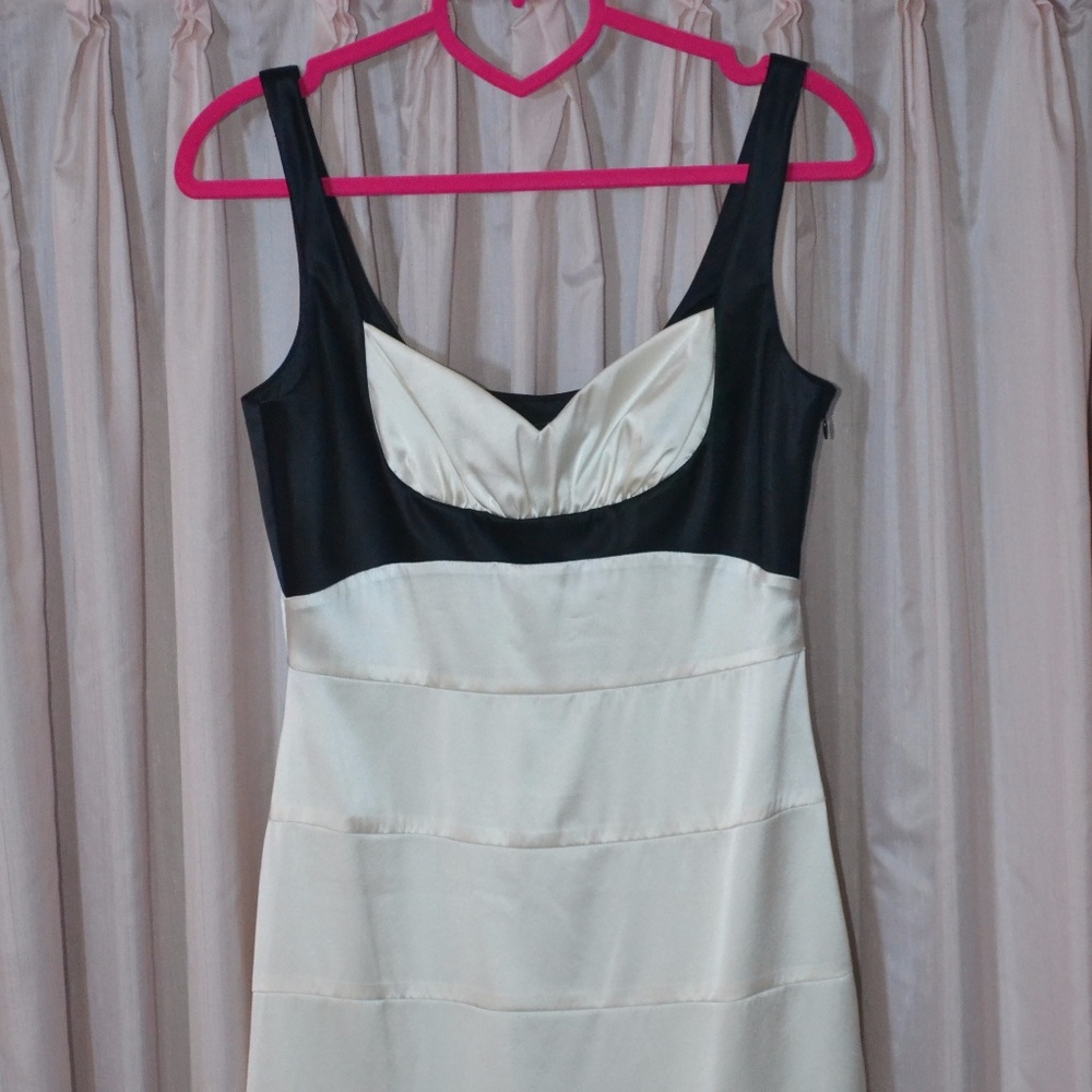 BCBGMAXAZRIA NWT Black & Cream Dress Sz. 4