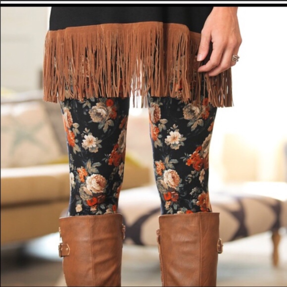 Flower Leggings - Super Soft