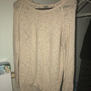 Cream sweater