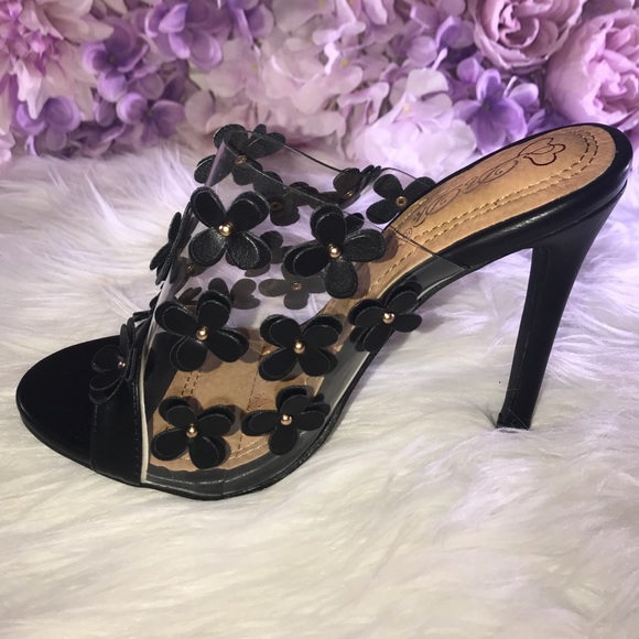 🎀New Flower Accent Chic Heels - Picture 3 of 6