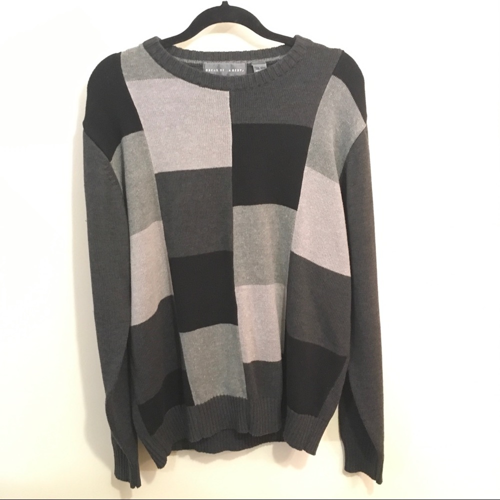 Sold Oscar De La Renta Color Block Sweater