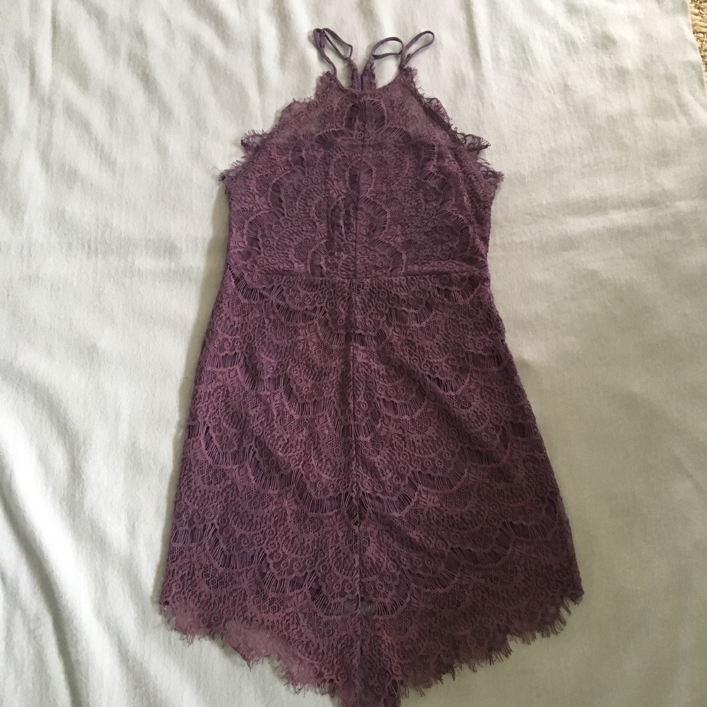 Free People purple lace dress