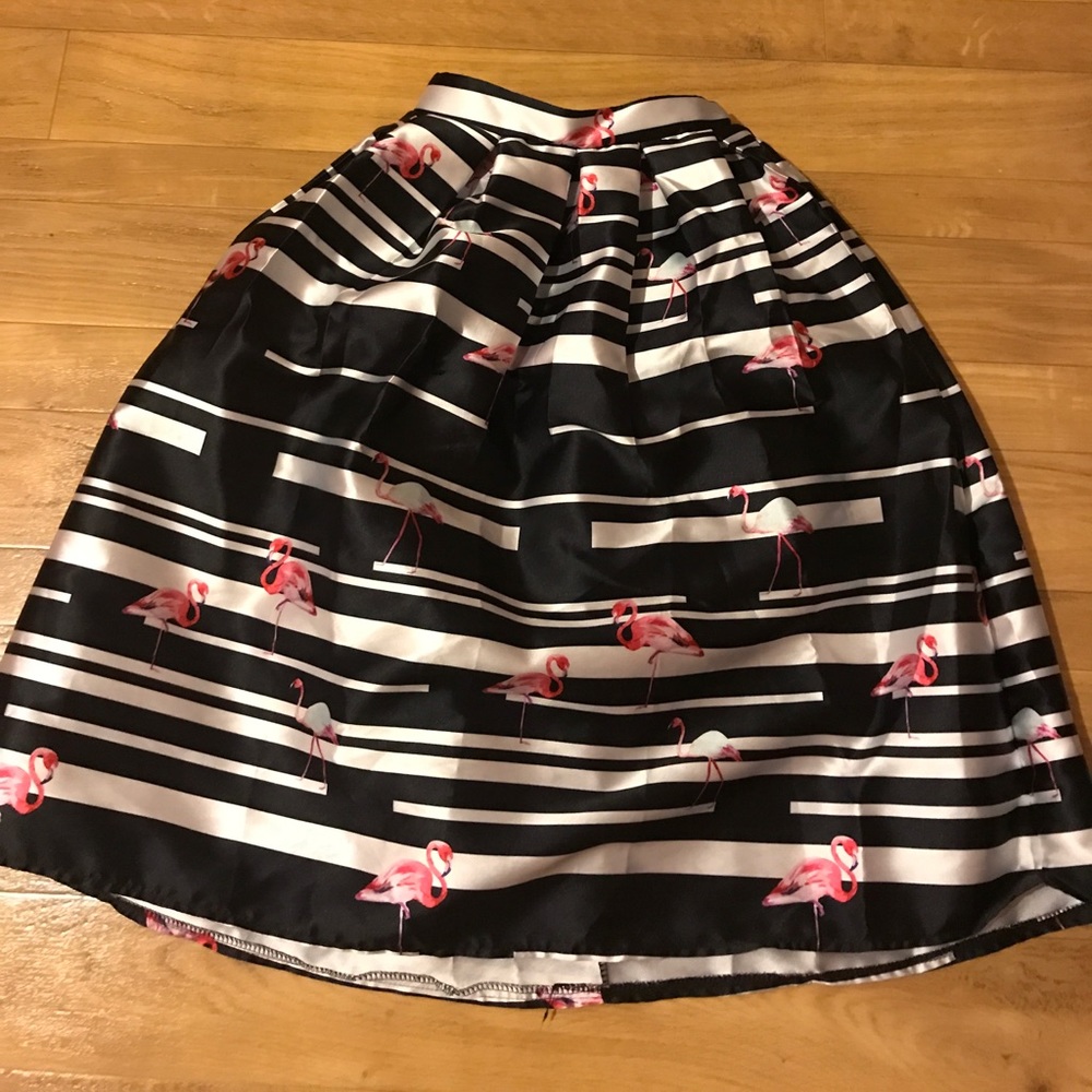 Chic Wish Flamingo Skirt
