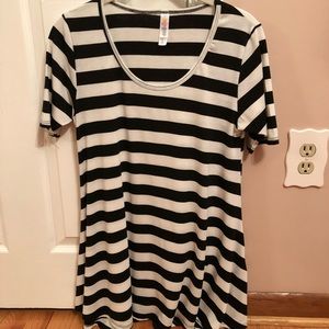 Lularoe striped perfect T