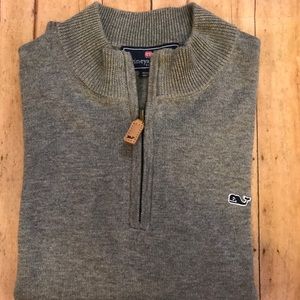 Vineyard Vines Boys Classic 1/4 Zip Sweater